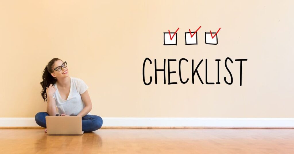 house cleaning services checklist